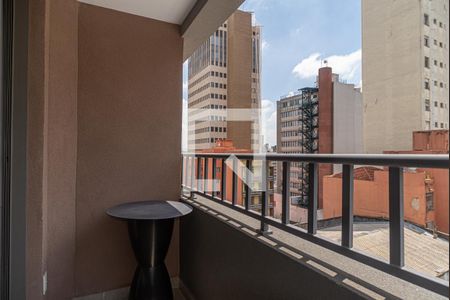 Varanda do Quarto de kitnet/studio para alugar com 1 quarto, 31m² em Consolação, São Paulo
