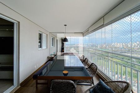 Varanda da Sala de apartamento à venda com 3 quartos, 110m² em Vila Prudente, São Paulo