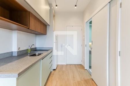 Sala / Cozinha de apartamento para alugar com 1 quarto, 32m² em Butantã, São Paulo