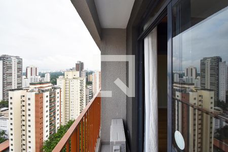 varanda Sala quarto de kitnet/studio para alugar com 1 quarto, 25m² em Pinheiros, São Paulo