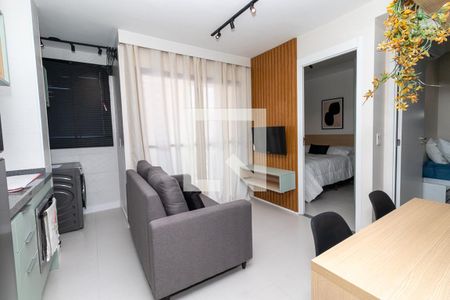 Sala de apartamento para alugar com 2 quartos, 37m² em Barra Funda, São Paulo