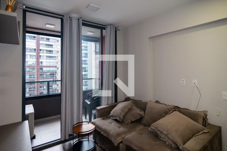 Sala / Cozinha de apartamento à venda com 1 quarto, 26m² em Consolação, São Paulo