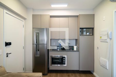 Sala / Cozinha de apartamento à venda com 1 quarto, 26m² em Consolação, São Paulo