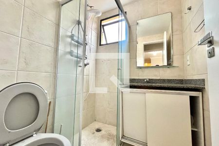 Banheiro da Suíte de apartamento à venda com 1 quarto, 43m² em Vila Guarani, São Paulo