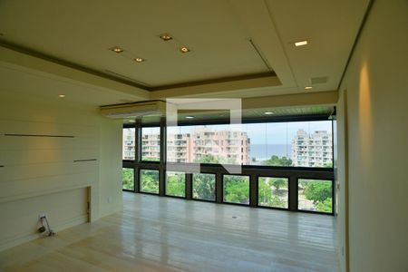 Sala Principal de apartamento à venda com 4 quartos, 392m² em Barra da Tijuca, Rio de Janeiro