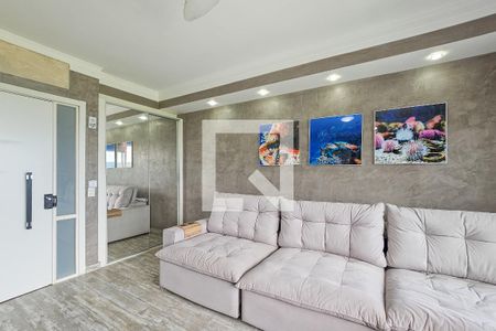 Sala de apartamento para alugar com 2 quartos, 80m² em Parque Enseada, Guarujá