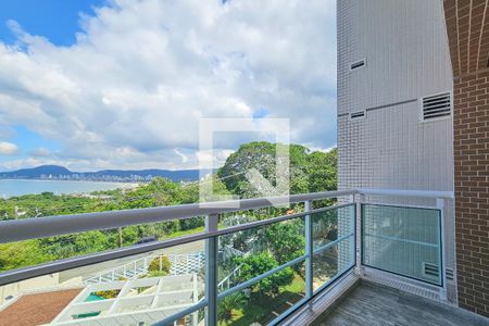 varanda  de apartamento para alugar com 2 quartos, 80m² em Parque Enseada, Guarujá
