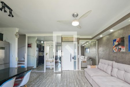 Sala de apartamento para alugar com 2 quartos, 80m² em Parque Enseada, Guarujá