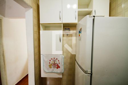 Cozinha de apartamento para alugar com 1 quarto, 35m² em Vila Caiçara, Praia Grande