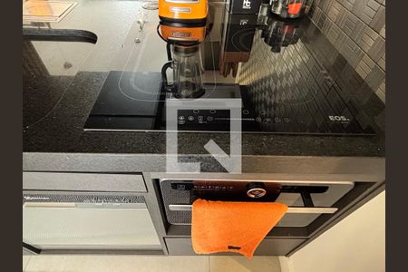 Sala/Cozinha de apartamento à venda com 1 quarto, 36m² em Indianópolis, São Paulo