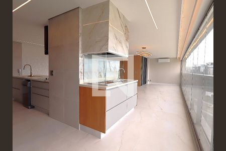 Varanda gourmet de apartamento para alugar com 4 quartos, 186m² em Jardim Fonte do Morumbi, São Paulo
