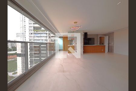 Sala de apartamento para alugar com 4 quartos, 186m² em Jardim Fonte do Morumbi, São Paulo