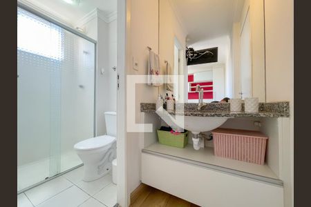 Banheiro da Suíte de apartamento à venda com 2 quartos, 74m² em Jaguaribe, Osasco