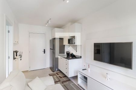Sala de apartamento para alugar com 1 quarto, 31m² em Campo Belo, São Paulo