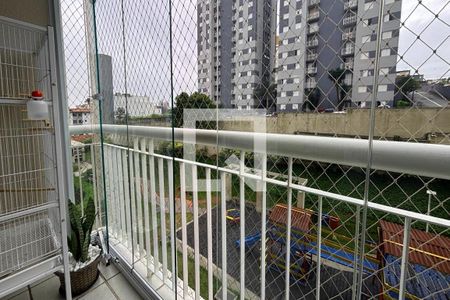 Sala- Sacada  de apartamento à venda com 3 quartos, 60m² em Jardim Iraja, São Bernardo do Campo