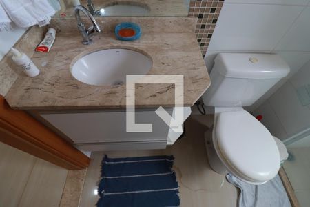 Banheiro de apartamento para alugar com 1 quarto, 36m² em Residencial Florida, Ribeirão Preto