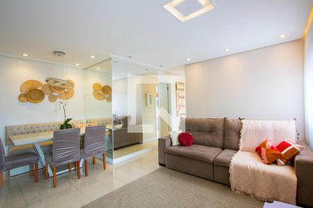 Sala de apartamento à venda com 2 quartos, 69m² em Campestre, Santo André