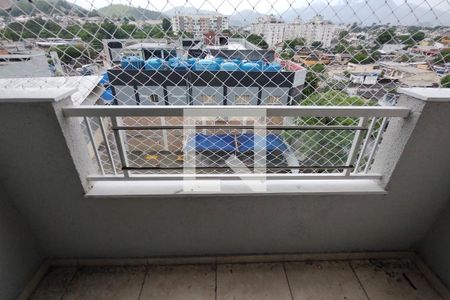 Varanda  de apartamento à venda com 2 quartos, 50m² em Taquara, Rio de Janeiro