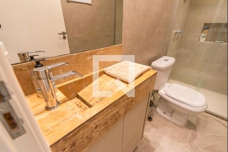 Banheiro de apartamento à venda com 2 quartos, 140m² em Campestre, Santo André