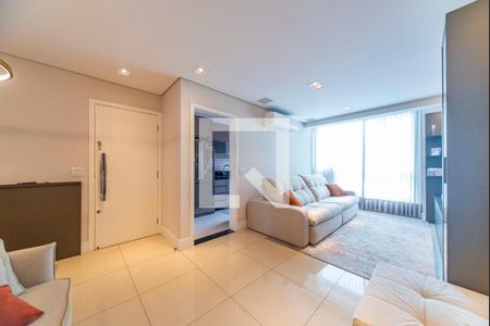 Sala de apartamento à venda com 2 quartos, 140m² em Campestre, Santo André