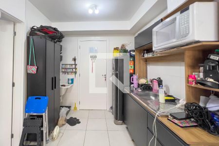 Sala e cozinha de apartamento à venda com 1 quarto, 27m² em Cambuci, São Paulo