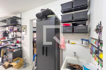 Sala e cozinha de apartamento à venda com 1 quarto, 27m² em Cambuci, São Paulo