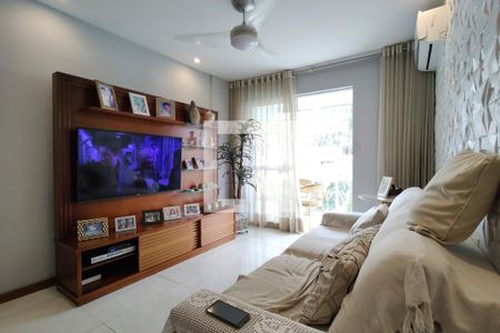 Sala de apartamento à venda com 3 quartos, 90m² em Pechincha, Rio de Janeiro