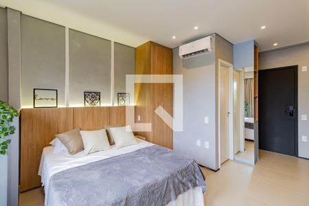 Sala/Quarto de kitnet/studio para alugar com 1 quarto, 23m² em Santo Amaro, São Paulo