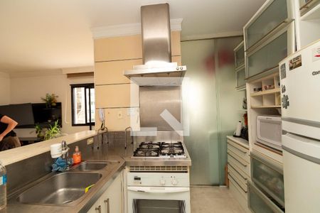 Sala_Cozinha de apartamento à venda com 1 quarto, 70m² em Alphaville Industrial, Barueri