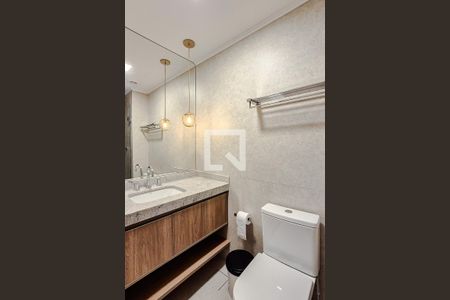 Banheiro de kitnet/studio para alugar com 1 quarto, 25m² em Perdizes, São Paulo