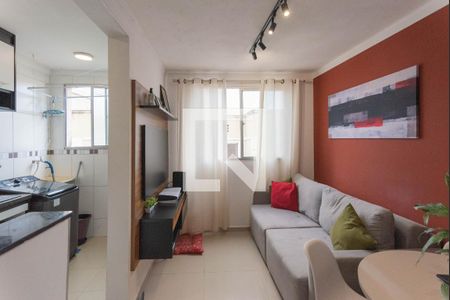 Sala de apartamento para alugar com 2 quartos, 54m² em Loteamento Parque São Martinho, Campinas