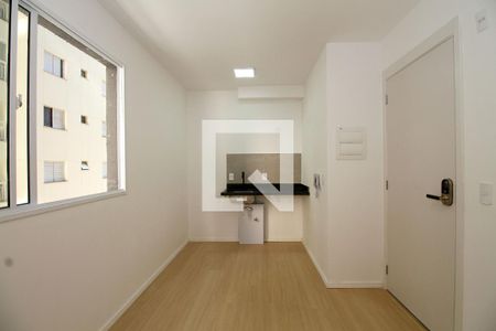 Sala e Cozinha de apartamento à venda com 1 quarto, 25m² em Jardim Paulista, São Paulo