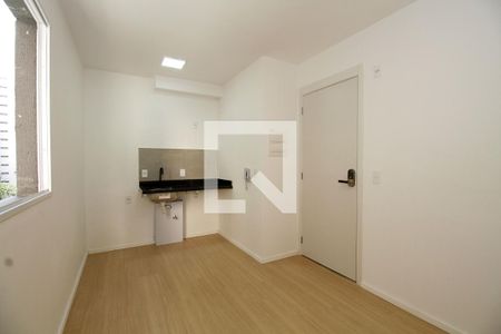 Sala e Cozinha de apartamento à venda com 1 quarto, 25m² em Jardim Paulista, São Paulo