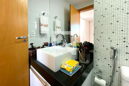 Banheiro da Suíte 1 de apartamento à venda com 3 quartos, 82m² em União, Belo Horizonte