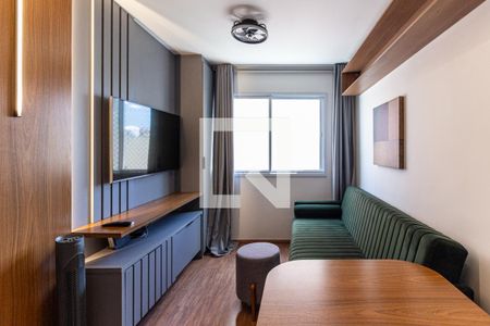 Sala de apartamento para alugar com 1 quarto, 25m² em Vila Buarque, São Paulo