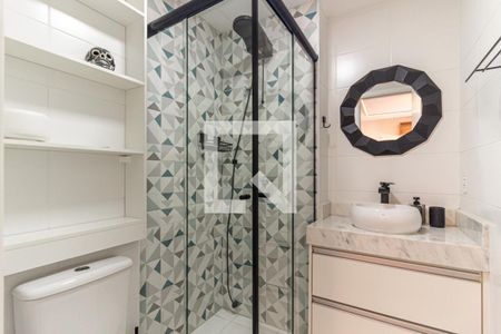 Banheiro de apartamento para alugar com 1 quarto, 25m² em Vila Buarque, São Paulo