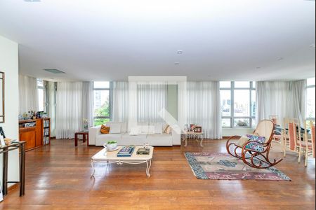 Sala 1 de apartamento à venda com 4 quartos, 265m² em Santo Agostinho, Belo Horizonte