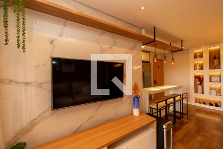 Sala_Cozinha - Conjugada de apartamento para alugar com 2 quartos, 70m² em Melville Empresarial Ii, Barueri