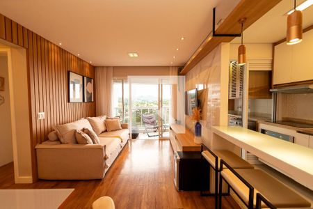 Sala_Cozinha - Conjugada de apartamento para alugar com 2 quartos, 70m² em Melville Empresarial Ii, Barueri