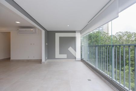 Varanda da Sala de apartamento para alugar com 3 quartos, 133m² em Vila Andrade, São Paulo
