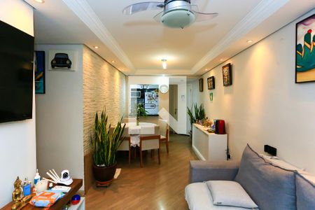 sala  de apartamento à venda com 3 quartos, 72m² em Paraíso do Morumbi, São Paulo