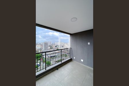 Varanda da Sala de apartamento à venda com 1 quarto, 40m² em Belenzinho, São Paulo