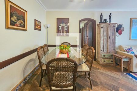 Sala de apartamento para alugar com 3 quartos, 102m² em Jardim das Conchas, Guarujá