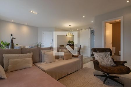 Sala de apartamento à venda com 3 quartos, 125m² em Vila Olímpia, São Paulo