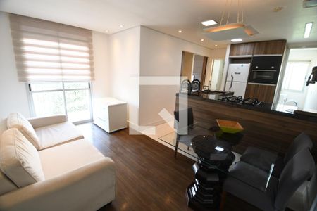 Sala de apartamento para alugar com 2 quartos, 50m² em Jardim Myrian Moreira da Costa, Campinas