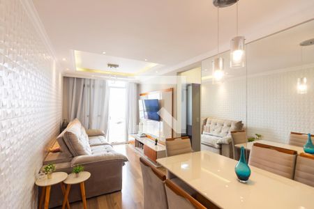 Sala  de apartamento à venda com 2 quartos, 55m² em São Pedro, Osasco