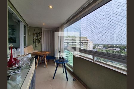 Varanda  de apartamento à venda com 3 quartos, 176m² em Barra da Tijuca, Rio de Janeiro
