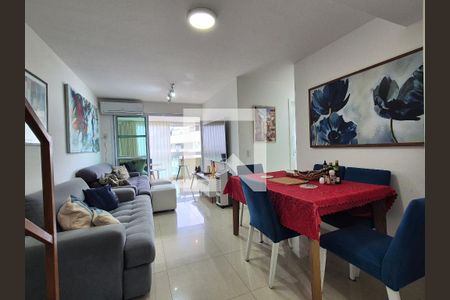 Sala  de apartamento à venda com 3 quartos, 176m² em Barra da Tijuca, Rio de Janeiro