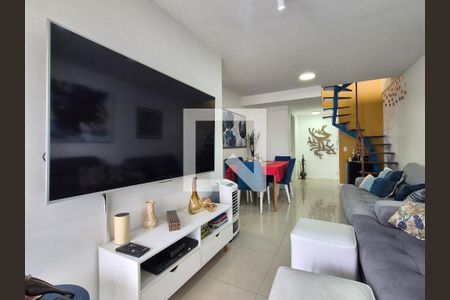 Sala  de apartamento à venda com 3 quartos, 176m² em Barra da Tijuca, Rio de Janeiro