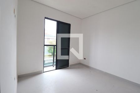 Quarto 1 suíte de casa à venda com 3 quartos, 83m² em Vila Scarpelli, Santo André